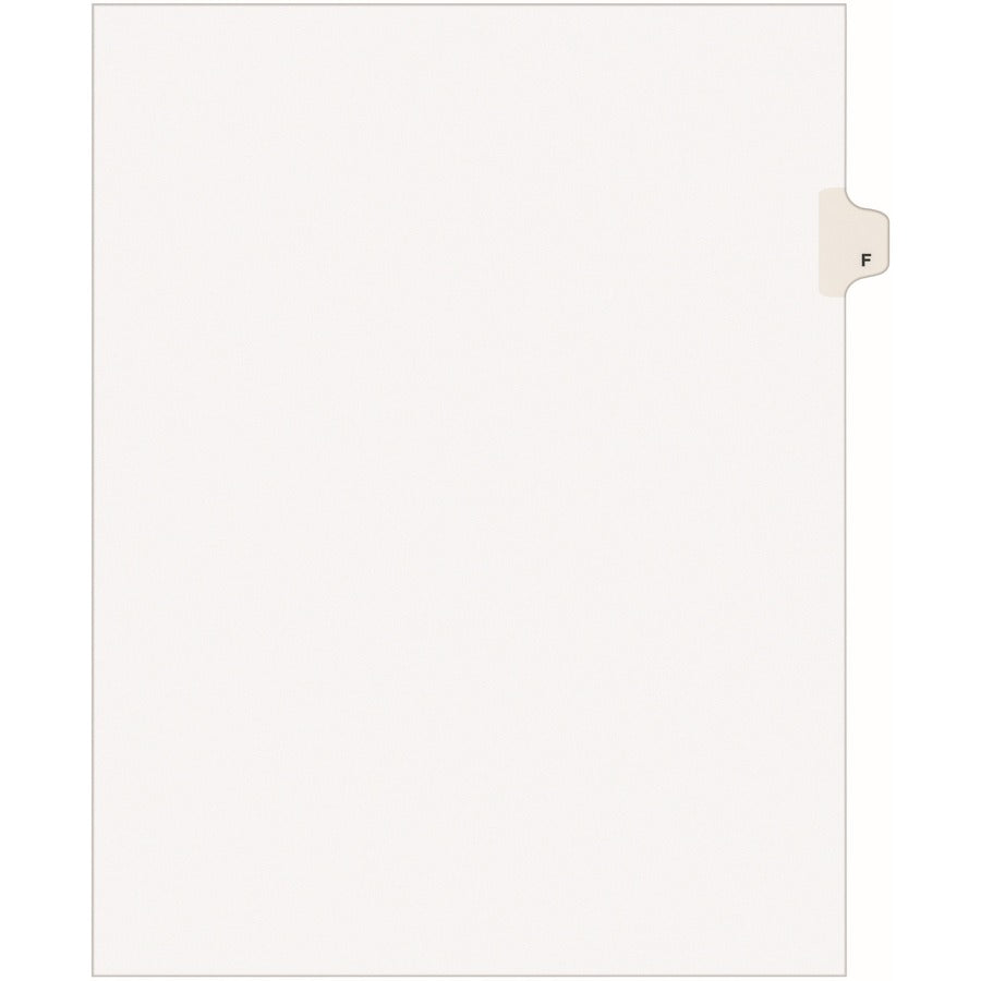 Avery® Individual Legal Dividers Avery® Style Letter Size Side Tab F (1406)