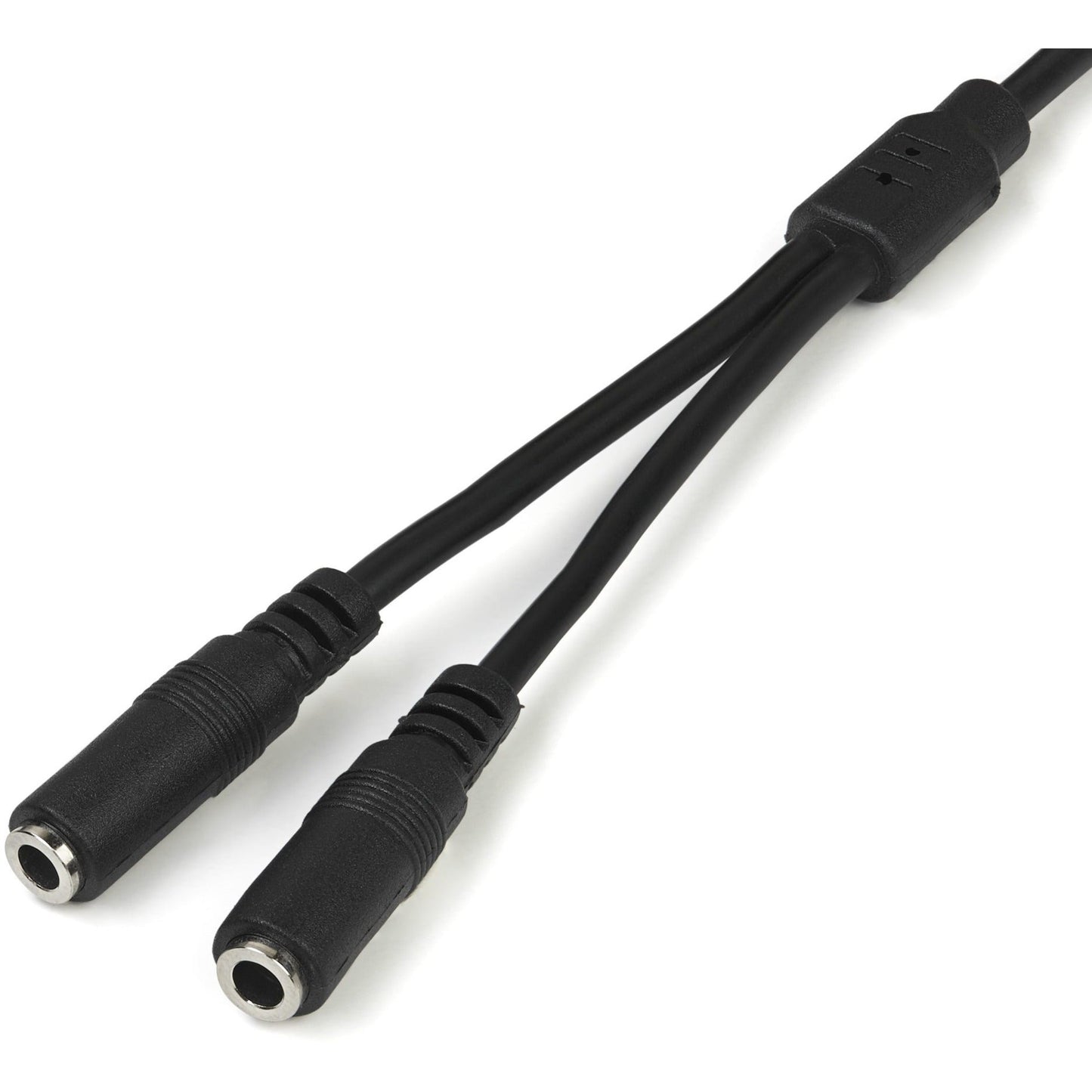 StarTech.com Slim Stereo Splitter Cable - 3.5mm Male to 2x 3.5mm Female