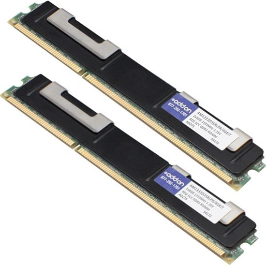 AddOn AM1333D3SRLPR/2G x2 JEDEC Standard Factory Original 4GB DDR3-1333MHz Registered ECC Single Rank 1.35V 240-pin CL9 RDIMM