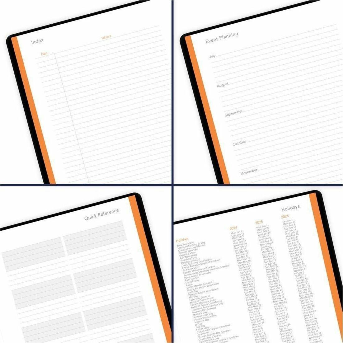 At-A-Glance Plan. Write. Remember. Undated Planning Notebook with Reference Calendars