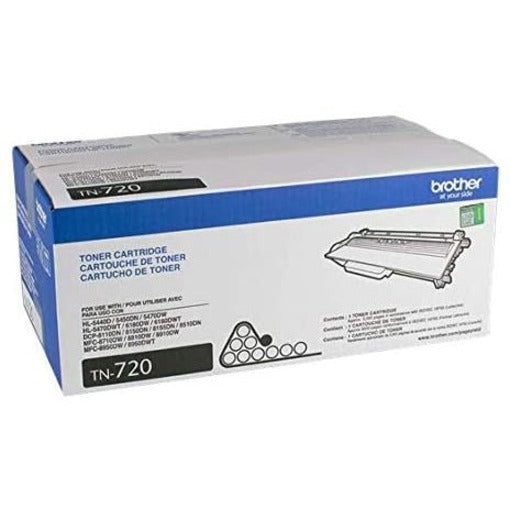 Brother Genuine TN720 Mono Laser Black Toner Cartridge