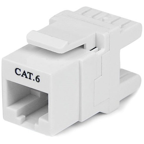 CAT6 RJ45 KEYSTONE JACK WHITE