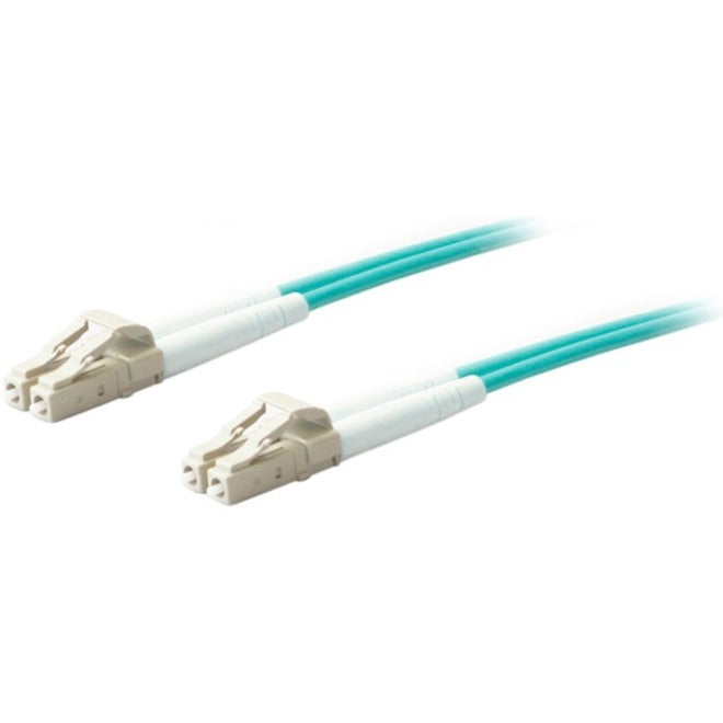 AddOn 4m LC (Male) to LC (Male) Aqua OM4 Duplex Fiber OFNR (Riser-Rated) Patch Cable