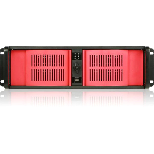 iStarUSA 3U Compact Stylish Rackmount Chassis Front-mounted ATX Power Supply