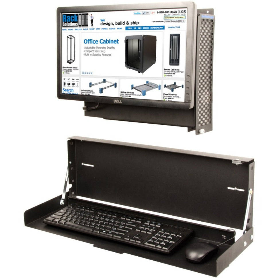 Rack Solutions Full Keyboard Wall Mount