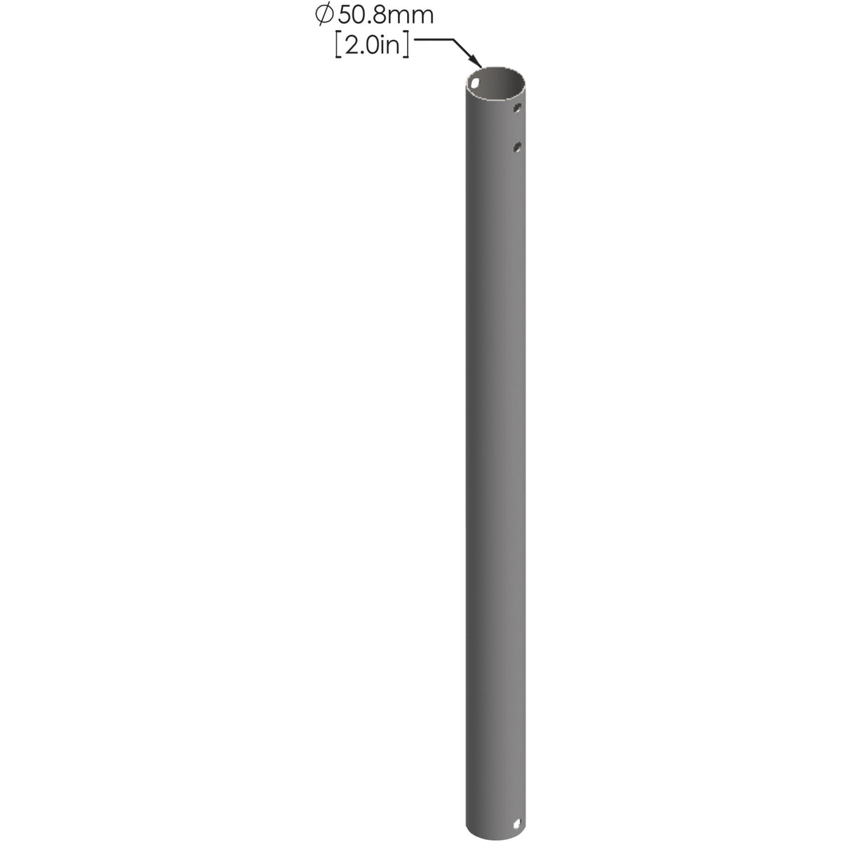 Peerless-AV Modular MOD-P100 Mounting Pole - Chrome