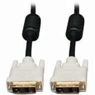 DVI CABLE BLACK WITH WHITE