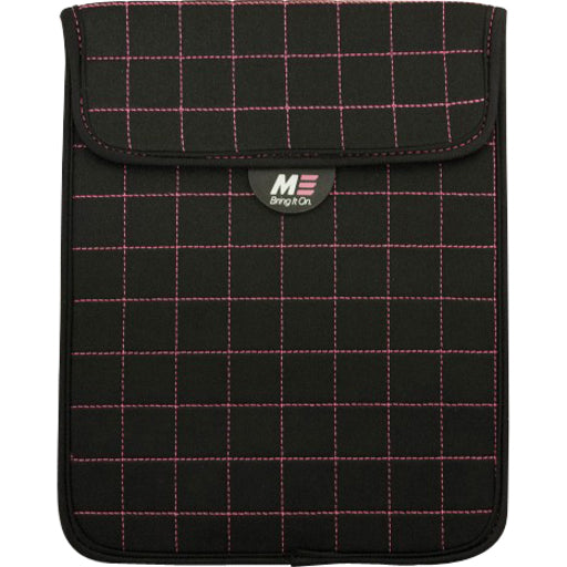 Mobile Edge Neogrid Carrying Case (Sleeve) for 10" Apple iPad - Black Pink