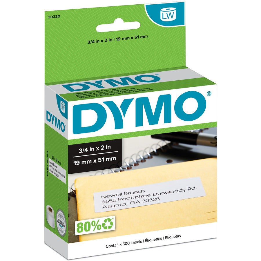 500CT RETURN ADDRESS LABEL 3/4