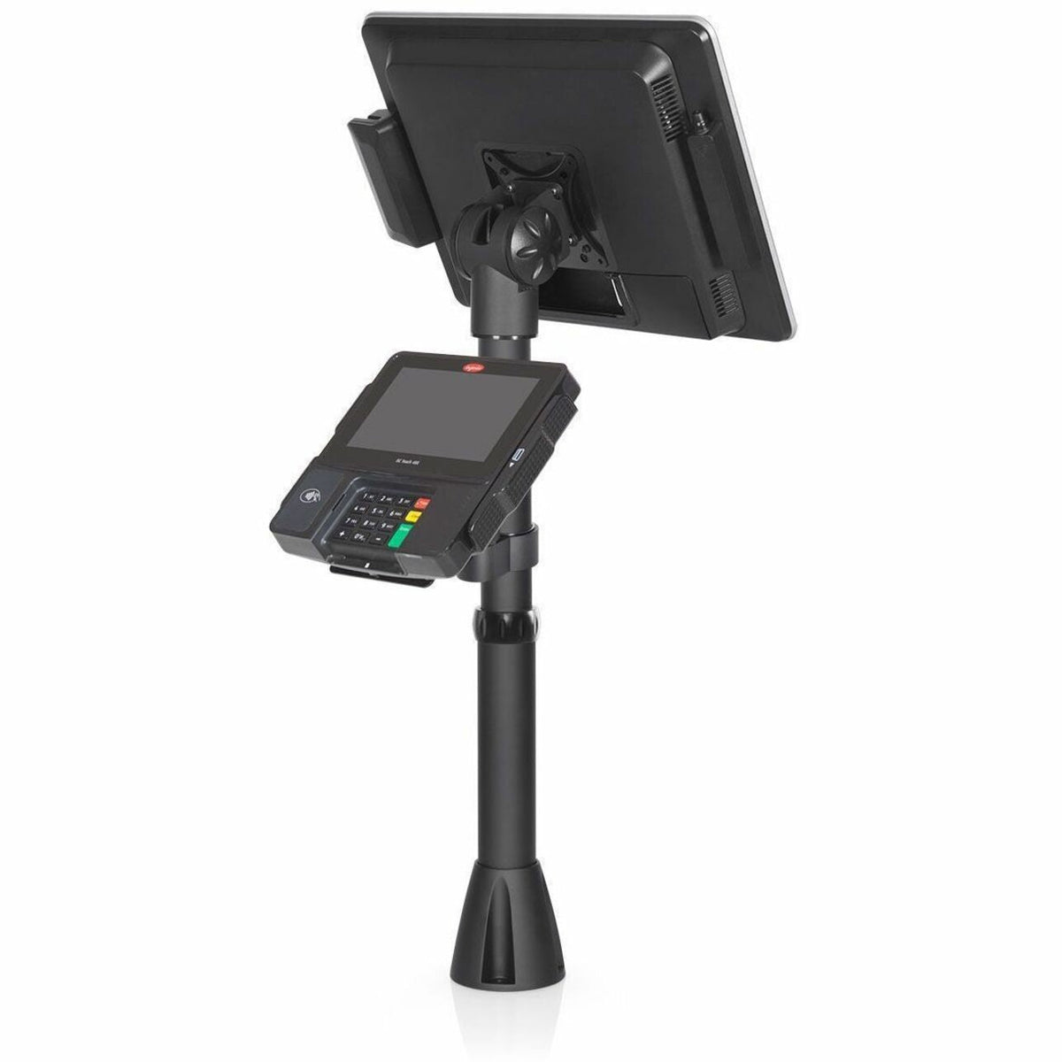 HAT 9183-23 Counter Mount for Kiosk Monitor Signature Capture Device - Dark Gray