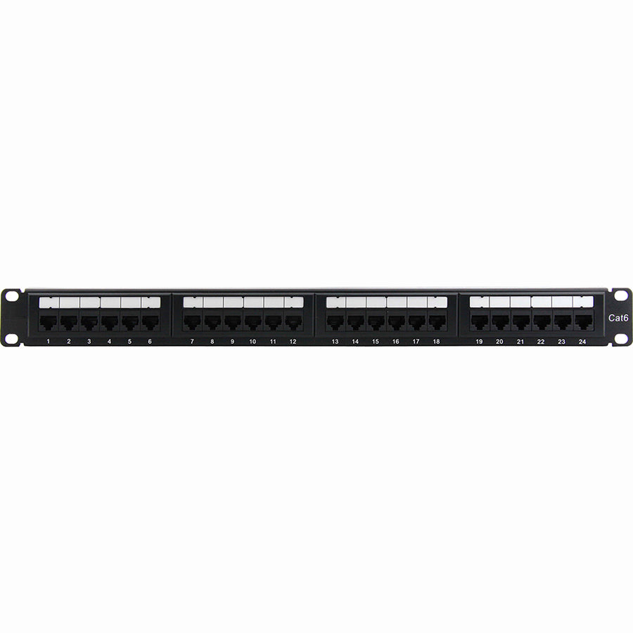 24PORT CAT6 CAT5 PATCH PANEL 1U
