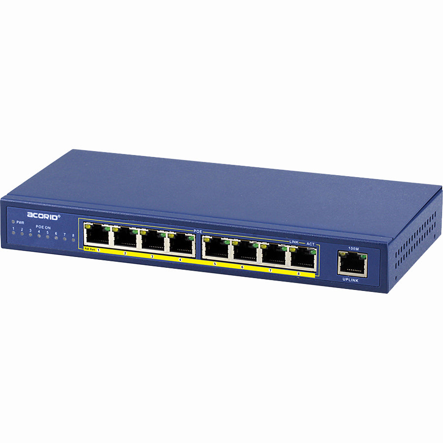 8PORT 10/100MBPS POE DESKTOP