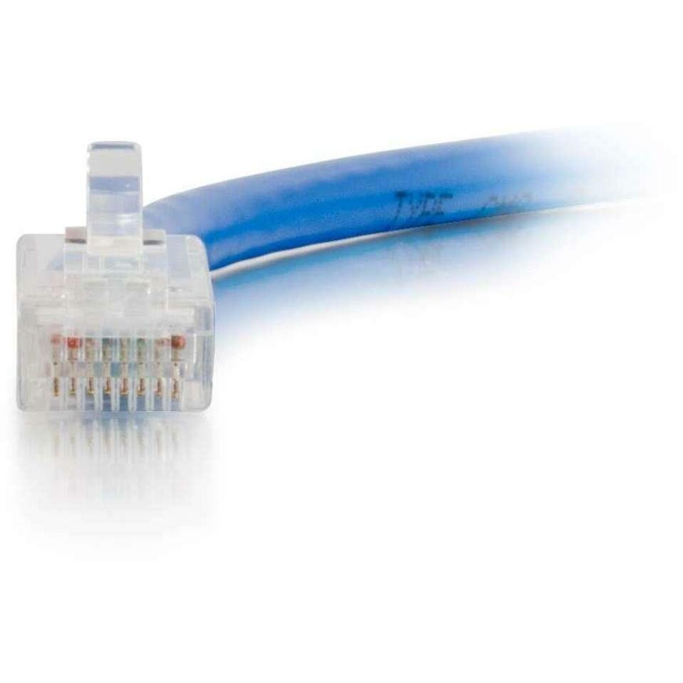 C2G-25ft Cat6 Non-Booted Unshielded (UTP) Network Patch Cable - Blue