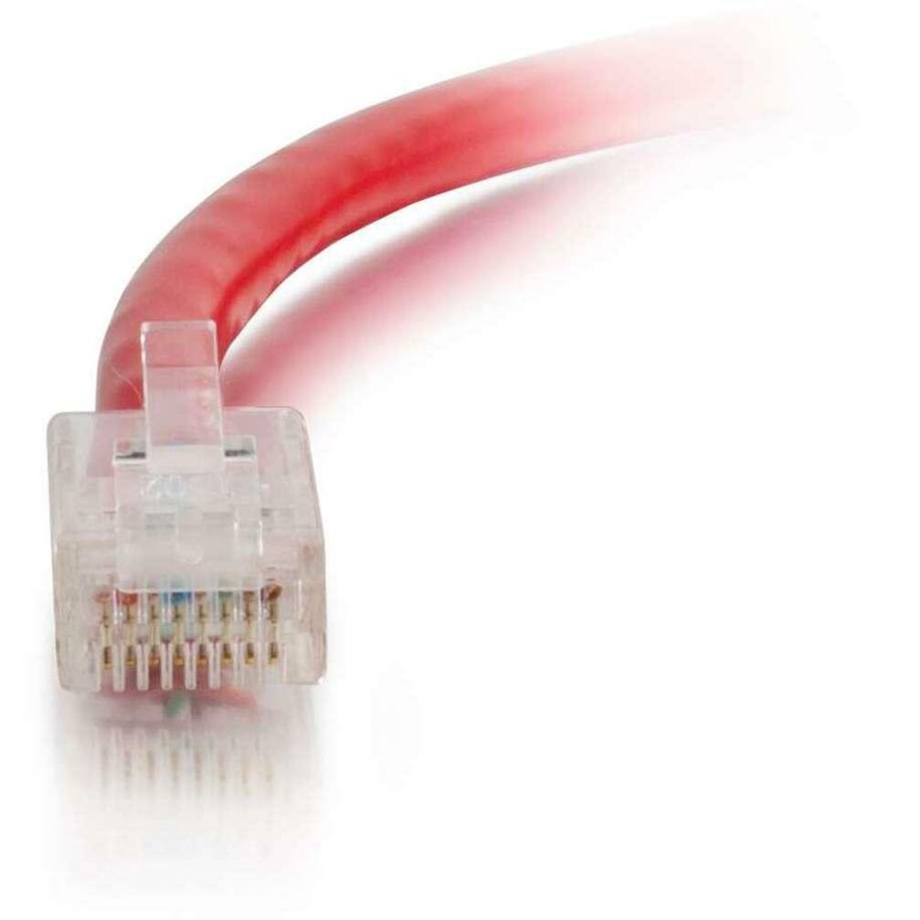 C2G-15ft Cat6 Non-Booted Unshielded (UTP) Network Patch Cable - Red