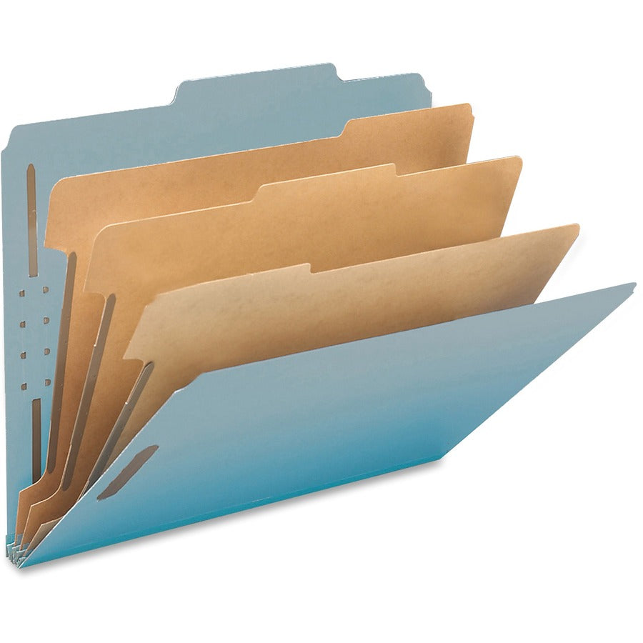 Smead 2/5 Tab Cut Letter Recycled Classification Folder