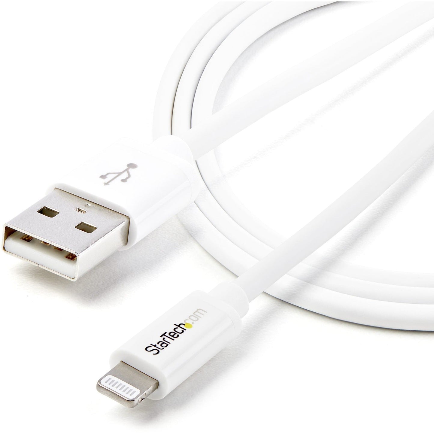 StarTech.com 1m (3ft) White Apple® 8-pin Lightning Connector to USB Cable for iPhone / iPod / iPad