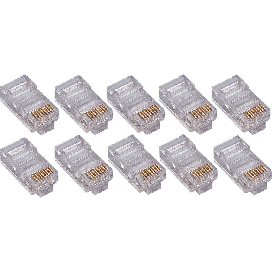 100PK CAT6 RJ45 MODULAR PLUG