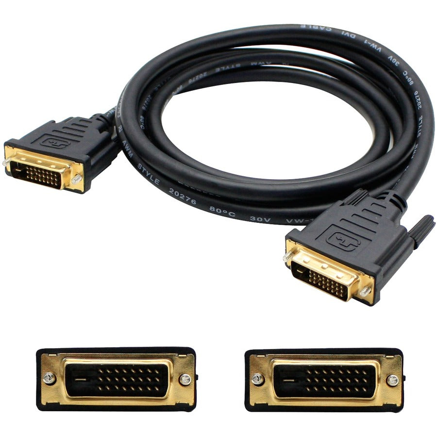 5PK 6FT DVI M/M BLACK M/M CABLE