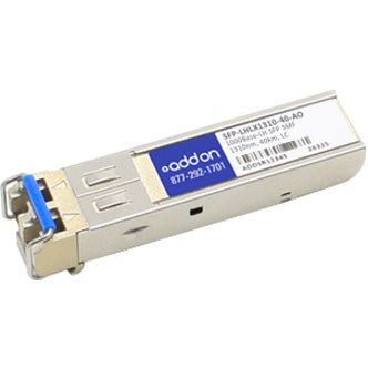 AddOn ZyXEL SFP-LHLX1310-40 Compatible TAA Compliant 1000Base-LH SFP Transceiver (SMF 1310nm 40km LC)