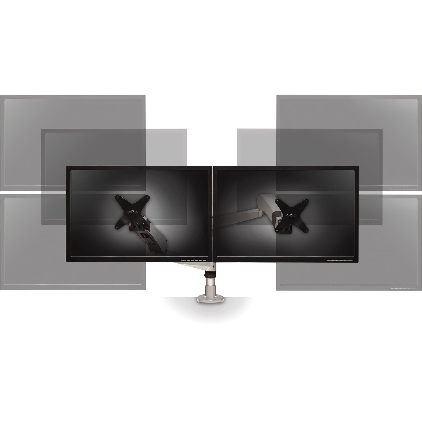 3M Mounting Arm for Flat Panel Display - Silver