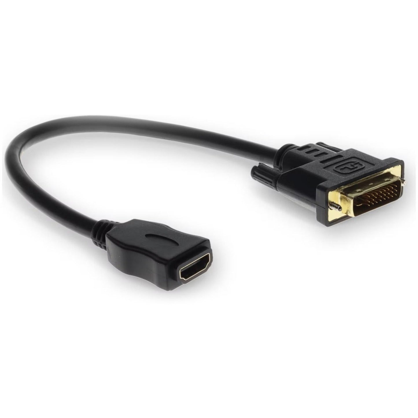 5PK DVI-D Dual Link (24+1 pin) Male to HDMI 1.3 Female Black Adapters For Resolution Up to 2560x1600 (WQXGA)