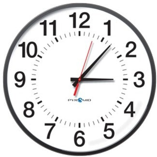 Pyramid 17" Standard PoE Clock