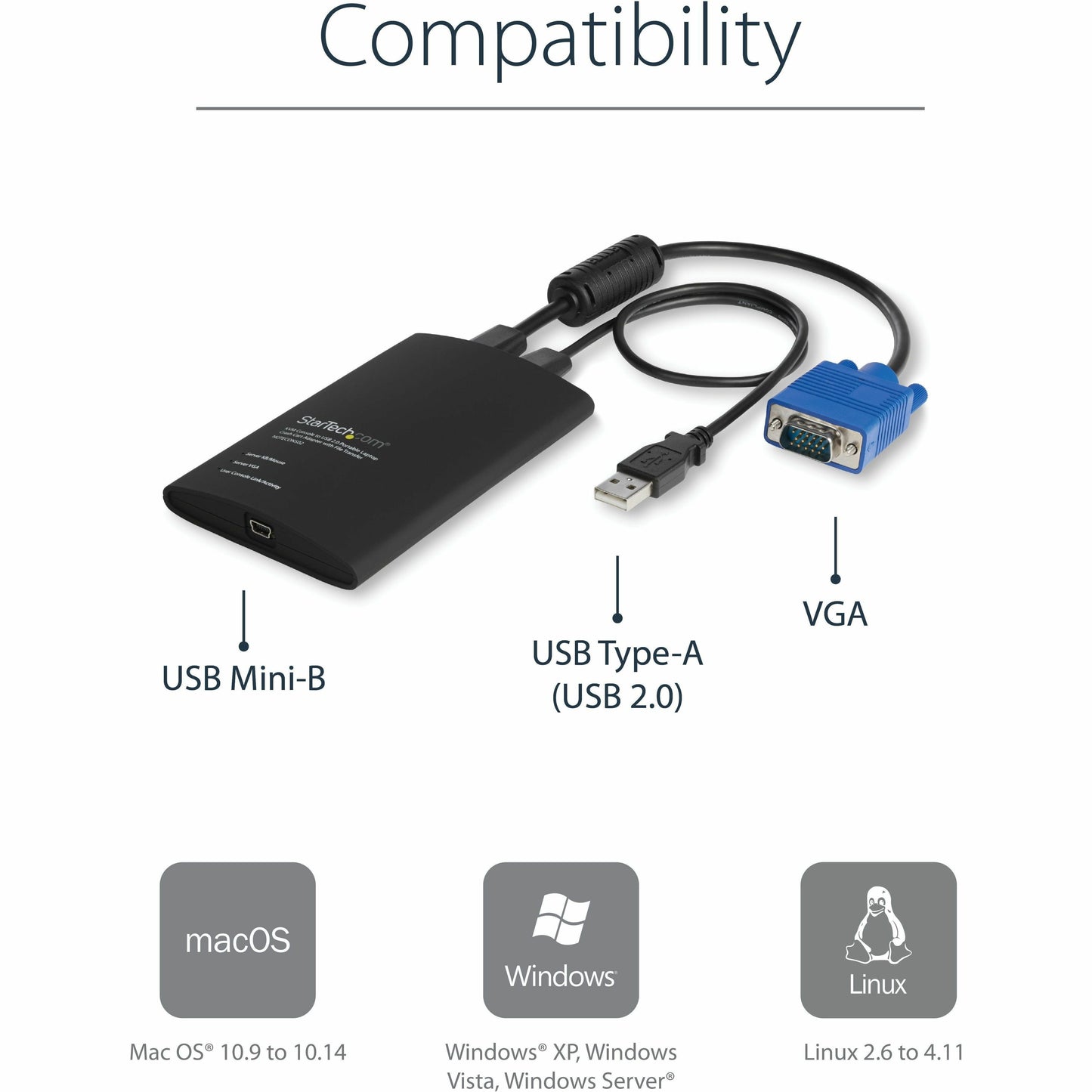 StarTech.com USB Crash Cart Adapter with File Transfer & Video Capture at 1920 x1200 60Hz