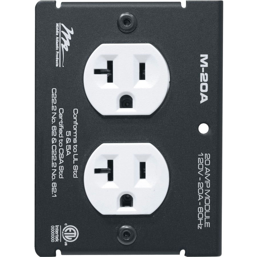Middle Atlantic MPR Module 20 A Duplex