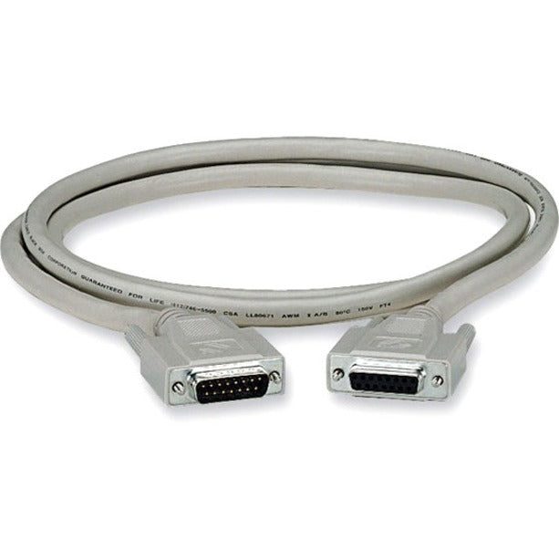 Black Box DB15 Thumbscrew Cable - Male/Female 50-ft. (15.2-m)