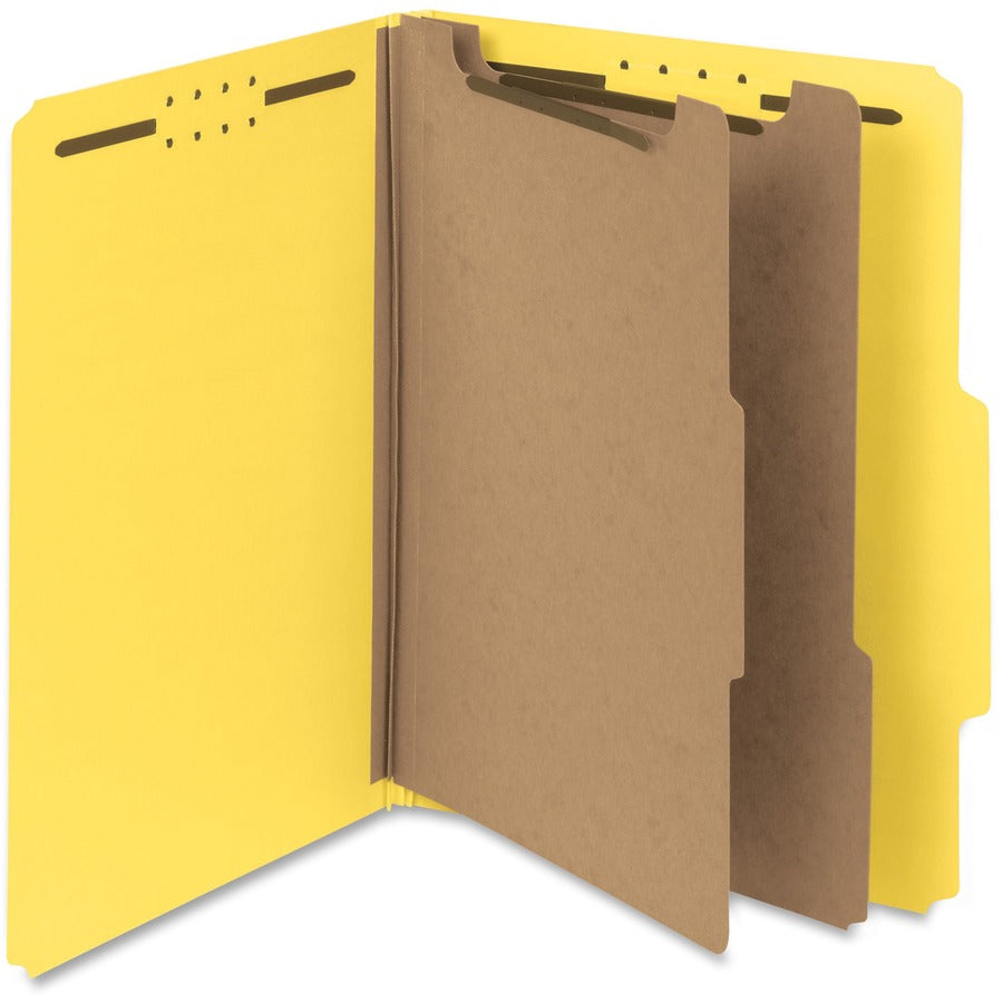 Smead 2/5 Tab Cut Letter Recycled Classification Folder