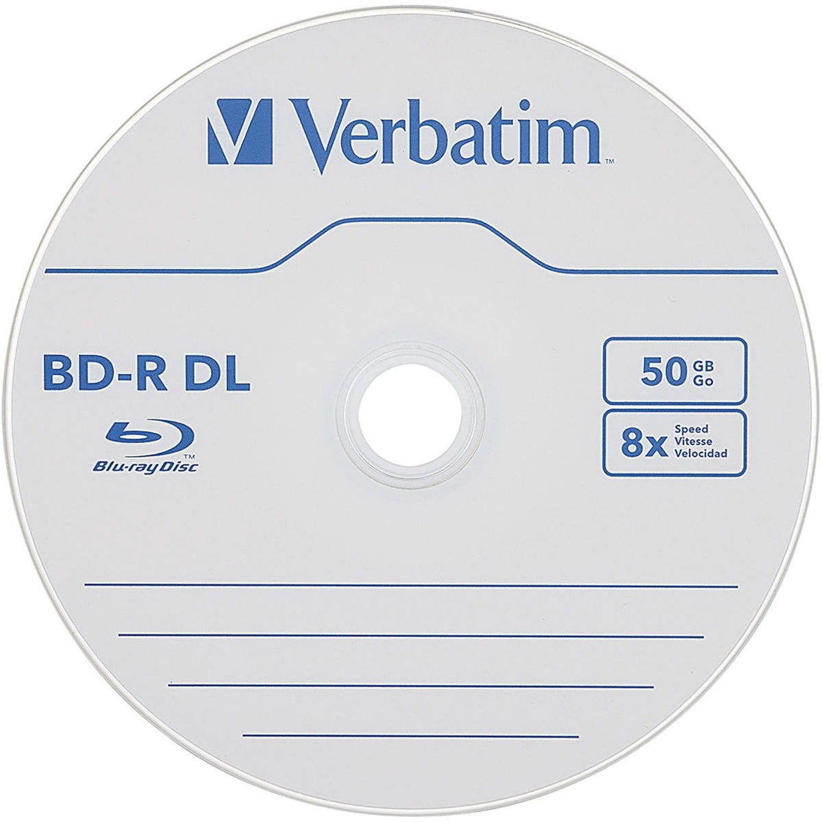 Verbatim BD-R DL 50GB 8X Verbatim Hard Coat 25pk Spindle