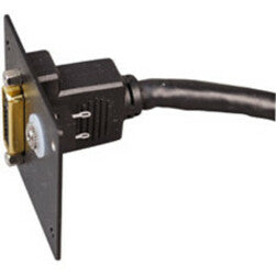 Wiremold DVI F/F Barrel with 3.5mm Stereo with Solder Tabs
