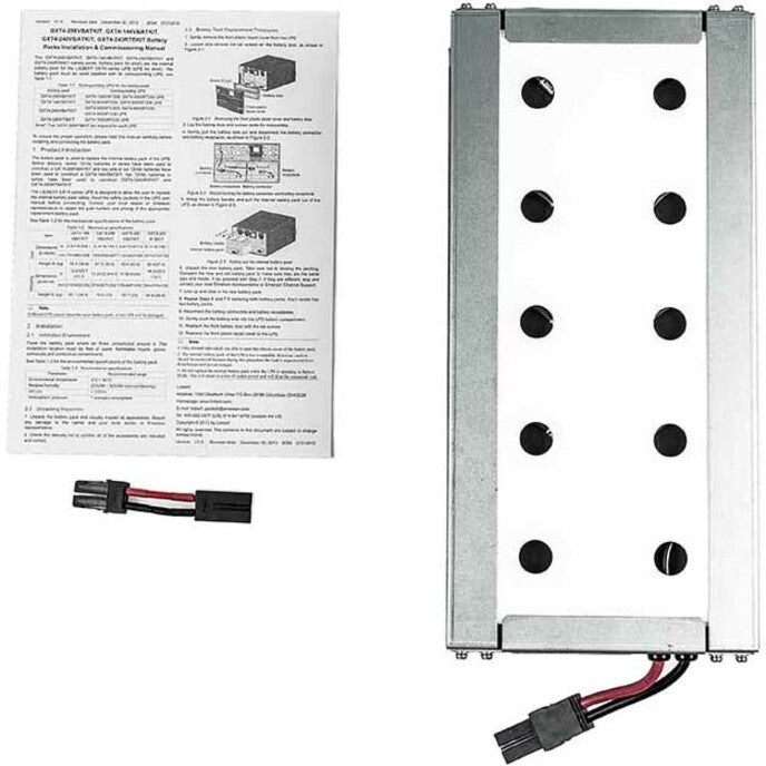 Vertiv Liebert Hot-Swap Internal 5 Ah 240V Lead-Acid Battery for Liebert GXT4-6000RTL630 GXT4-5000RT230 and GXT4-6000RT230 UPS System.