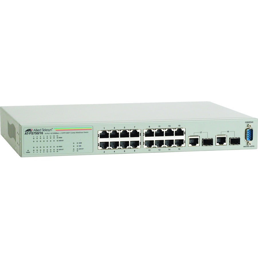 16 X 10/100T + 4 SFP WEBSMART