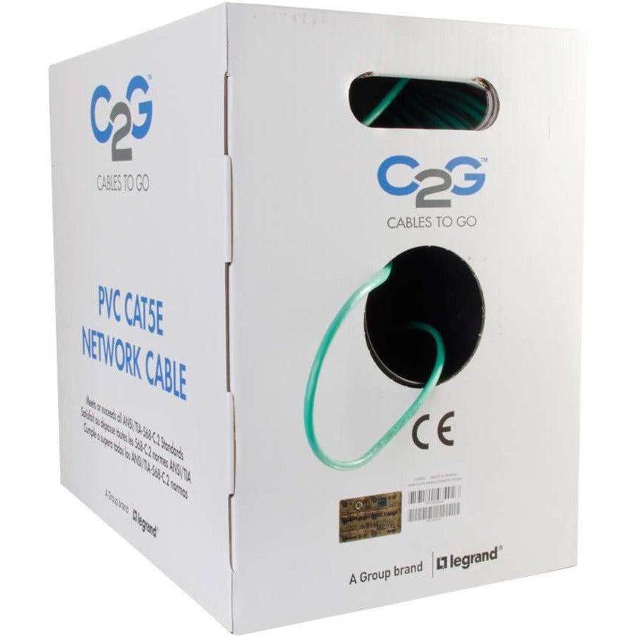 1000FT CAT5E GRN 350MHZ