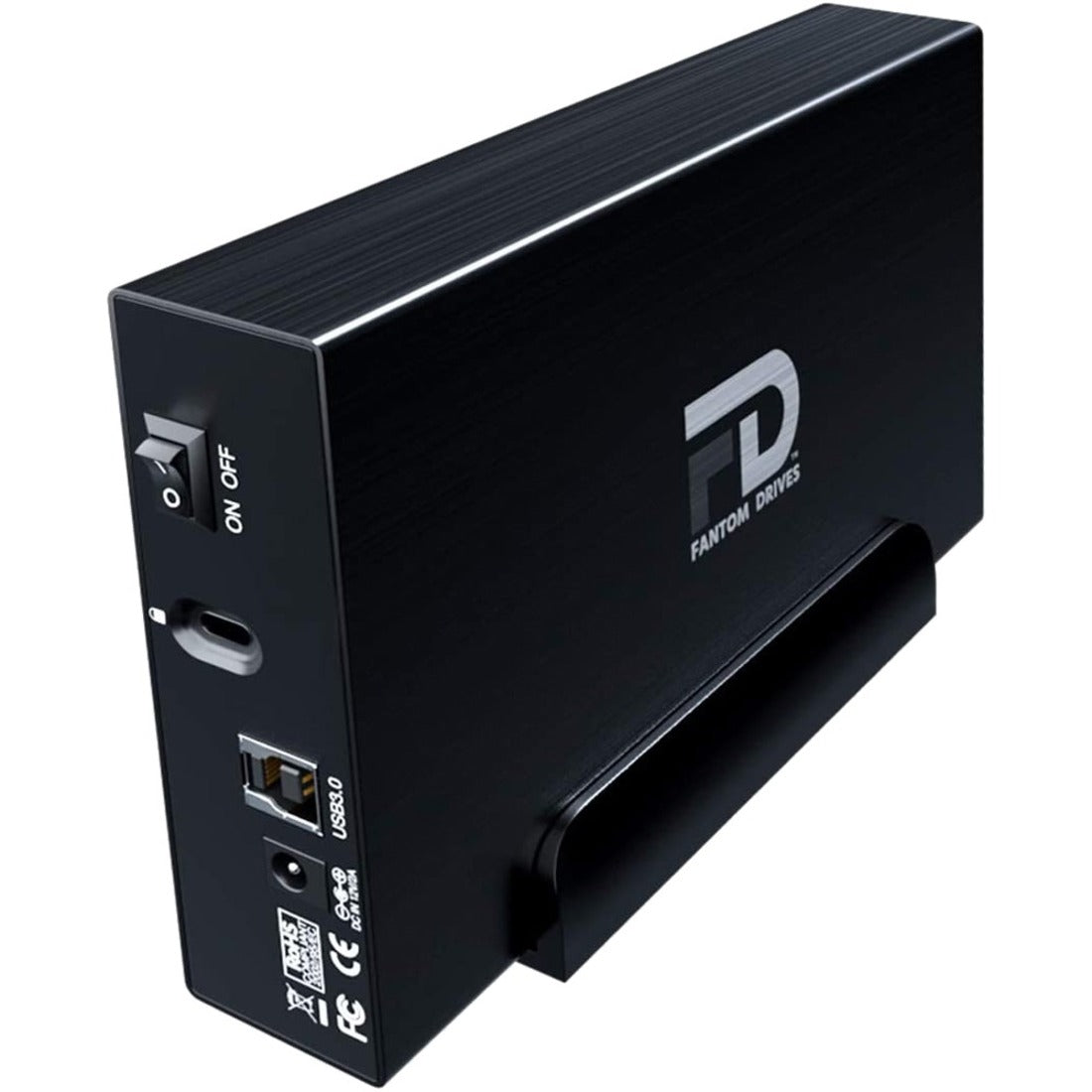 Fantom Drives 6TB External Hard Drive - GFORCE 3 - USB 3 Aluminum Black GF3B6000U
