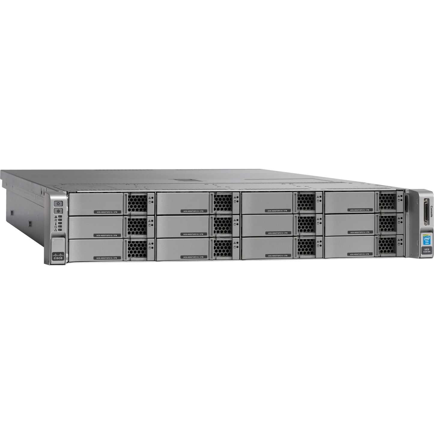 Cisco C240 M4 2U Rack Server - 2 x Intel Xeon E5-2630 v3 2.40 GHz - 128 GB RAM - Serial ATA Controller