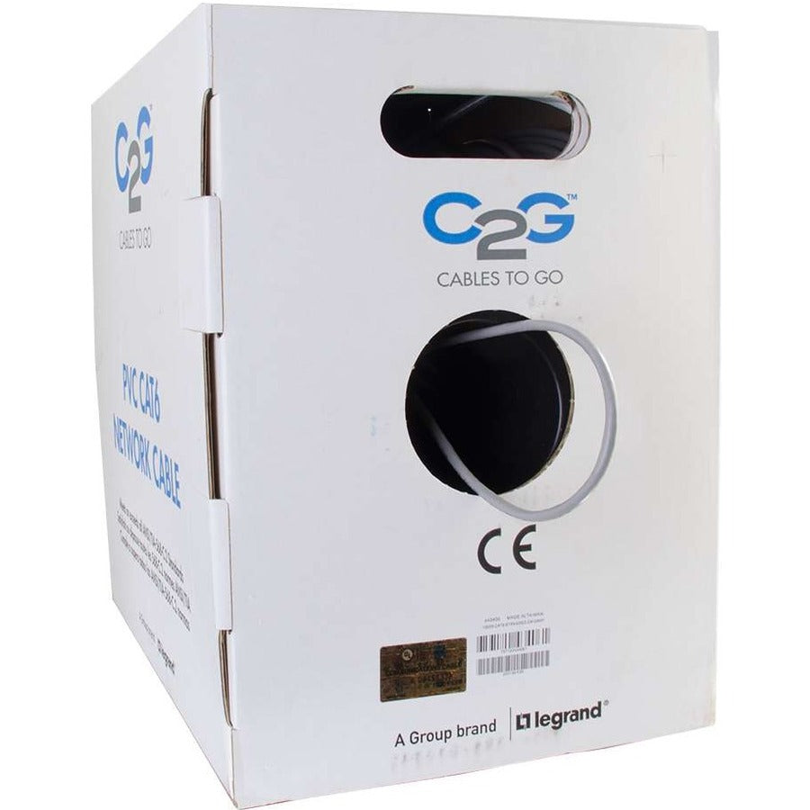 1000FT CAT6 GRAY STRANDED CM