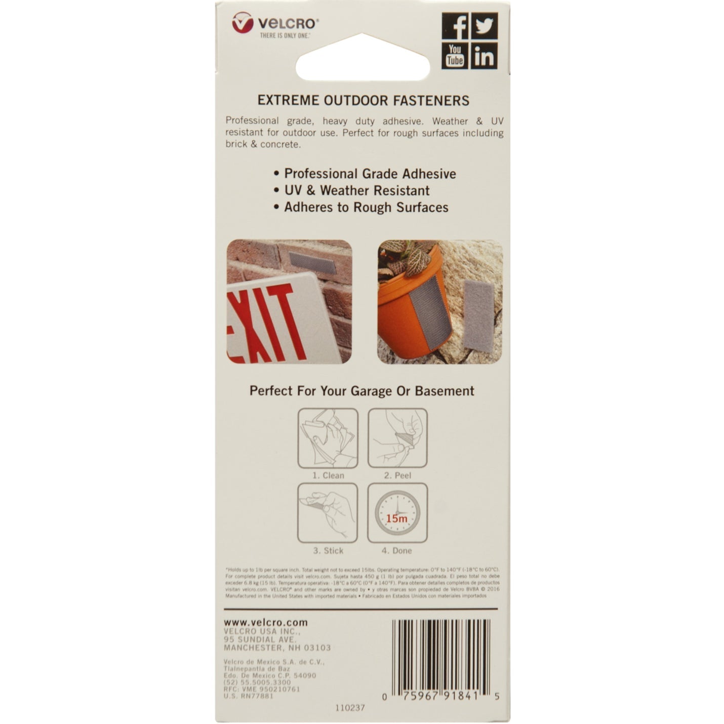 VELCRO® 91841 Heavy Duty Extreme Outdoor