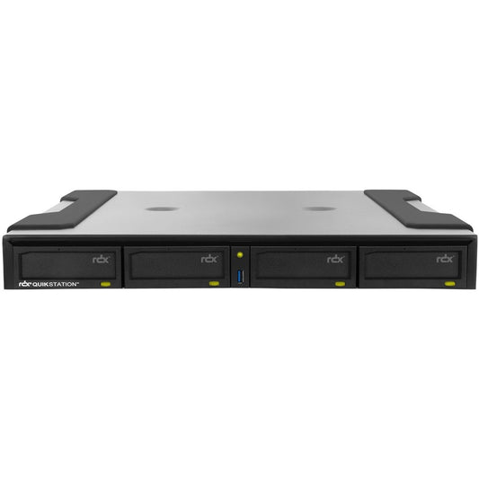 Overland RDX QuikStation 4 DT 4-Bay 4x 1Gb Ethernet removable Disk Array Desktop