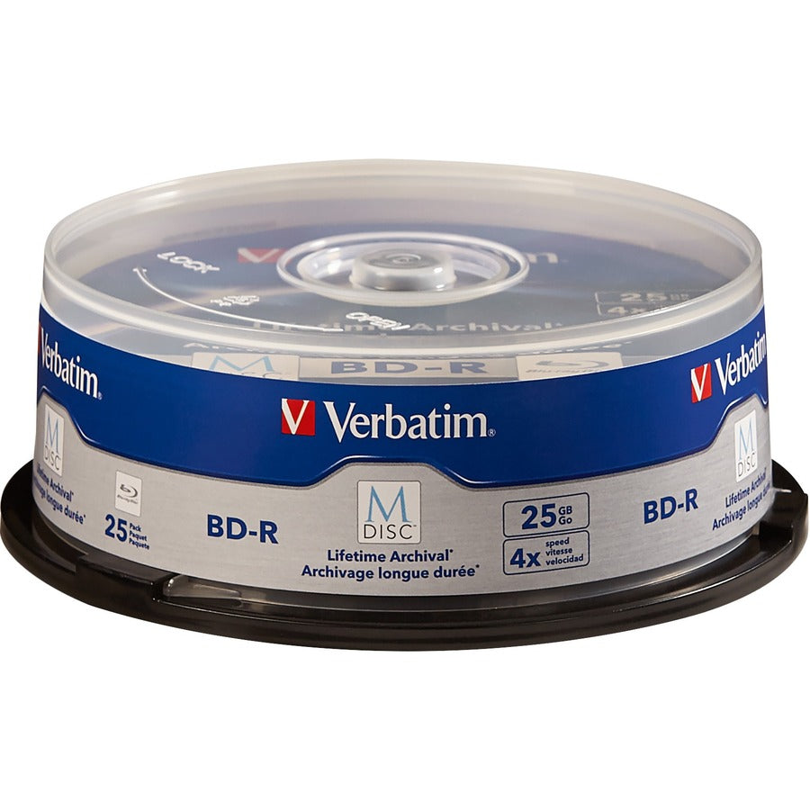 25PK BDR 4X 25GB M DISC WITH