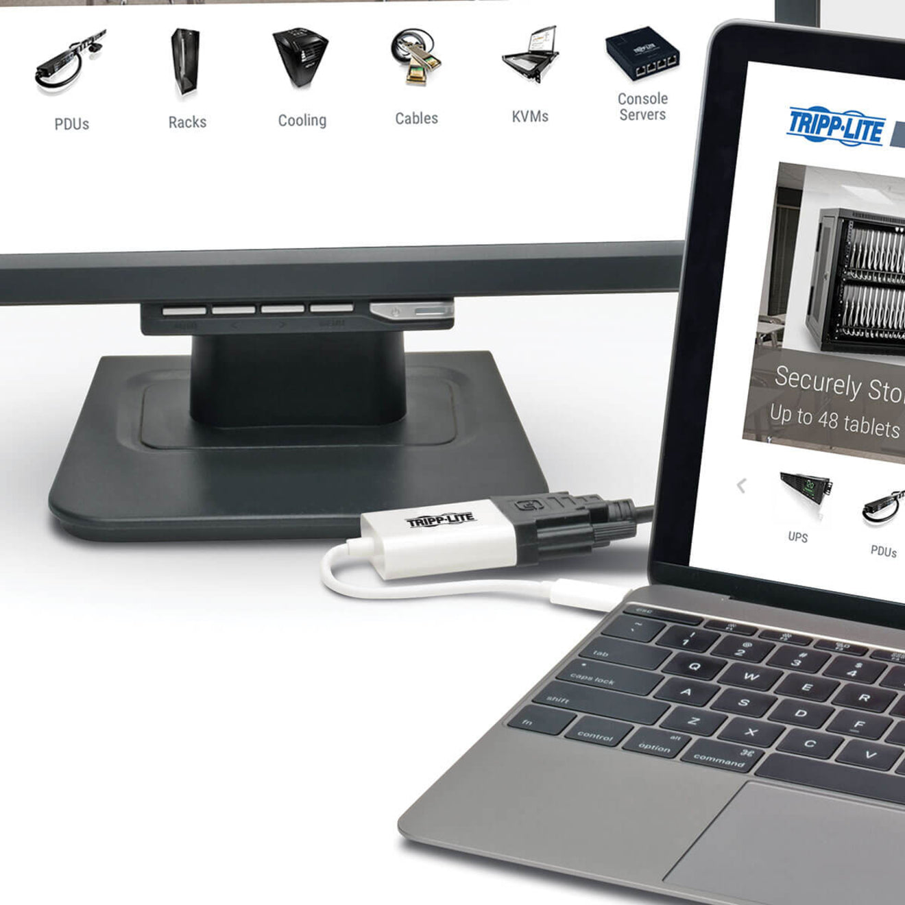 Tripp Lite USB C to DVI Video Adapter Converter 1080p M/F USB-C to DVI USB Type-C to DVI USB Type C to DVI 6in