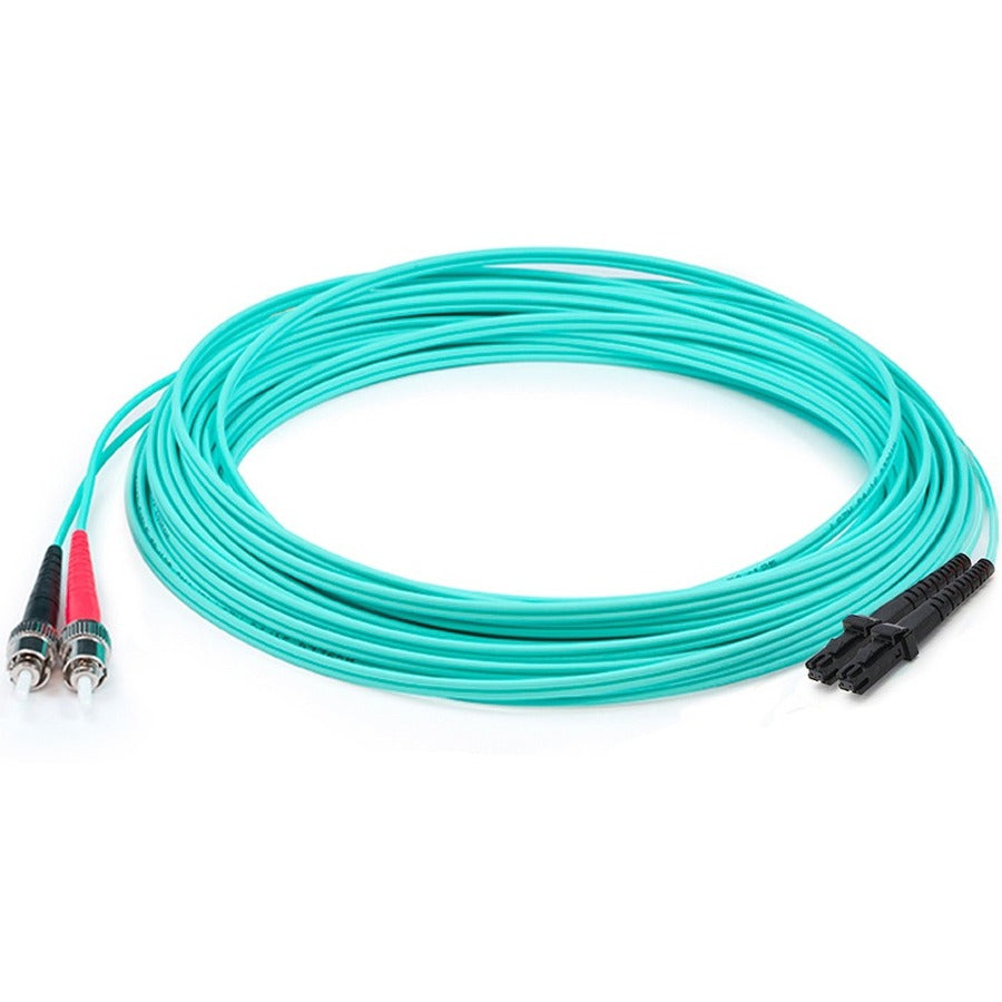 5M MT-RJ TO ST M/M OM3 AQUA