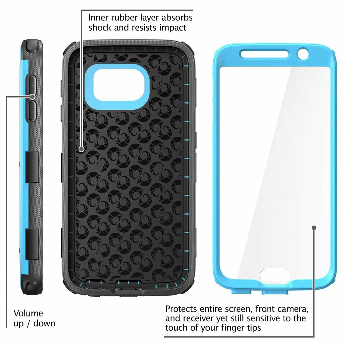 i-Blason Galaxy S6 Active Armorbox Dual Layer Full Body Protective Case