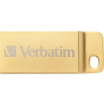 Verbatim 64GB Metal Executive USB 3.0 Flash Drive - Gold