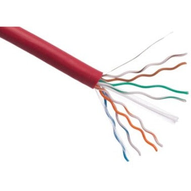 1000FT BULK CAT5E RED 24AWG