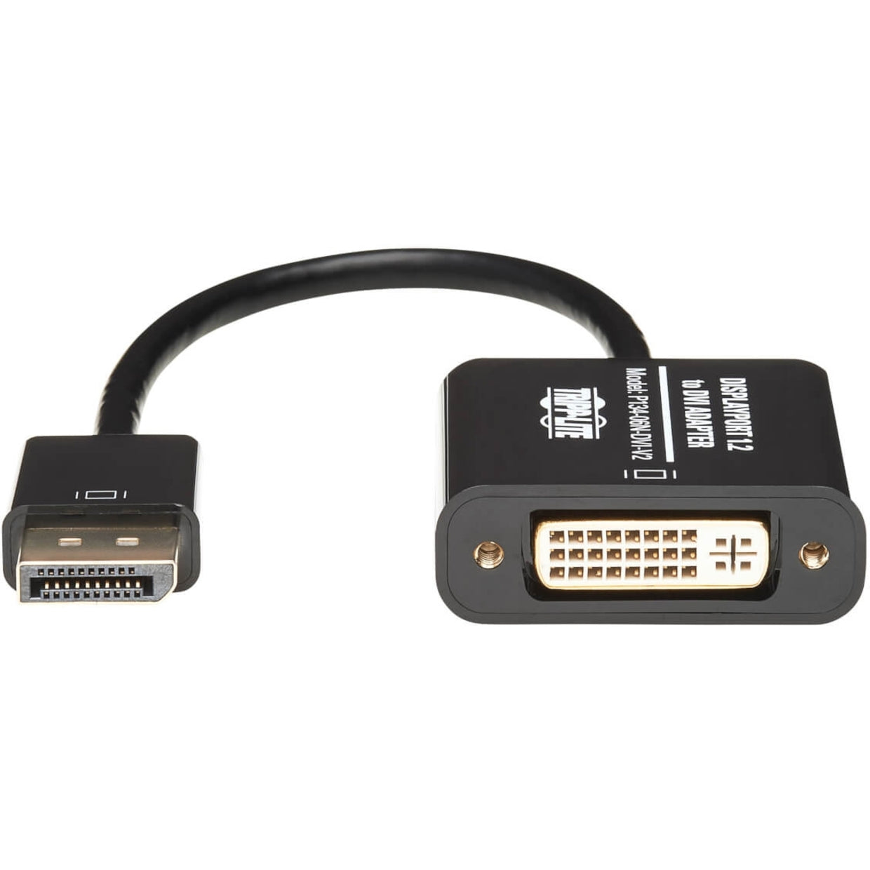 Tripp Lite DisplayPort to DVI Active Adapter Video Converter DP ver 1.2 (M/F) 6-in. (15.24 cm)