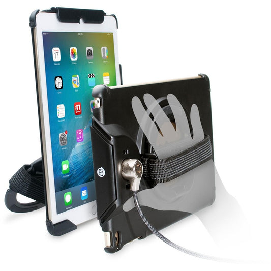 CTA Digital Anti-Theft Case with Built-In Grip Stand for iPad Air and iPad Pro 9.7