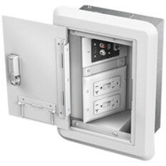 Wiremold Evolution Series 4-Gang Hinged Wall Box