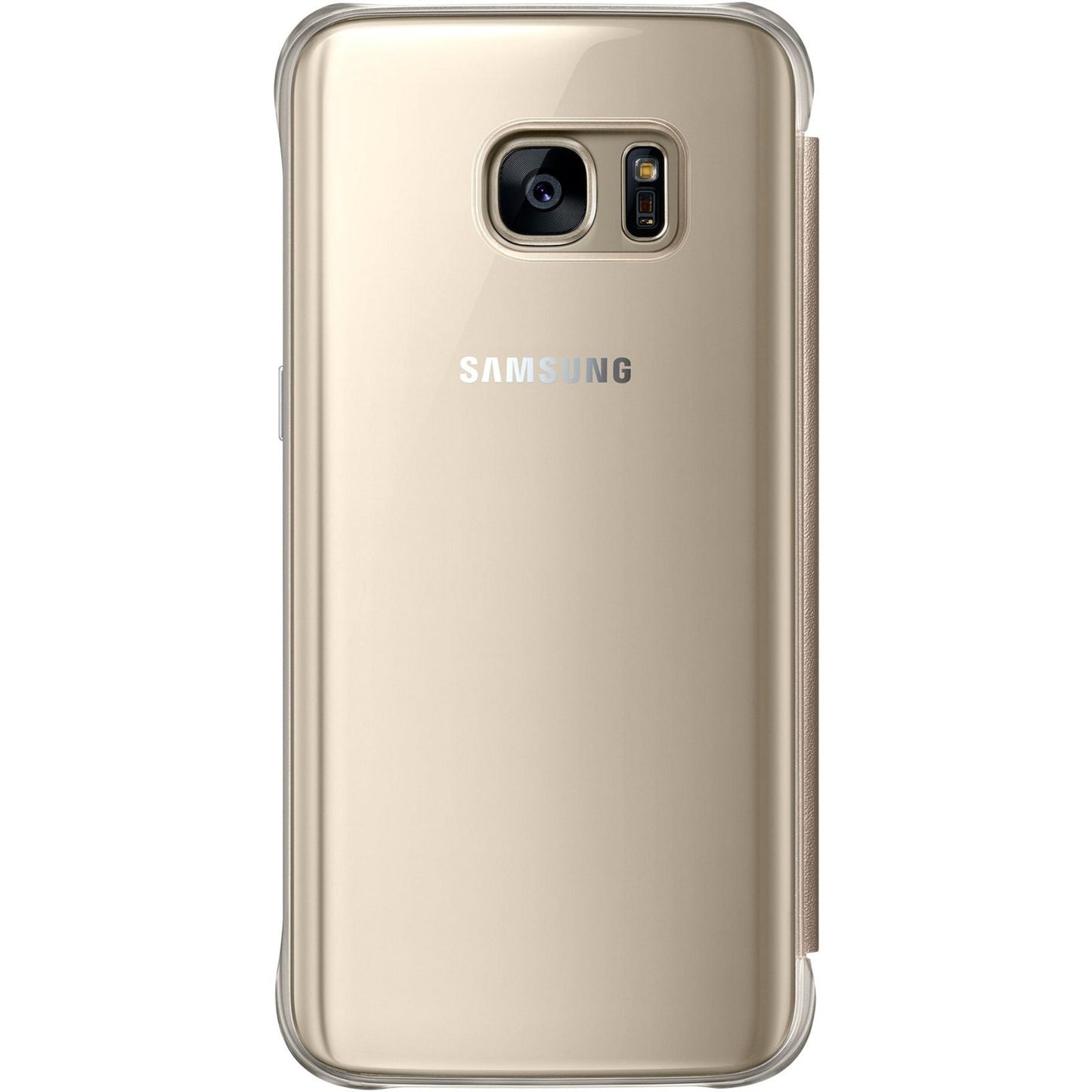 Samsung S-View Carrying Case (Flip) Smartphone - Clear Gold